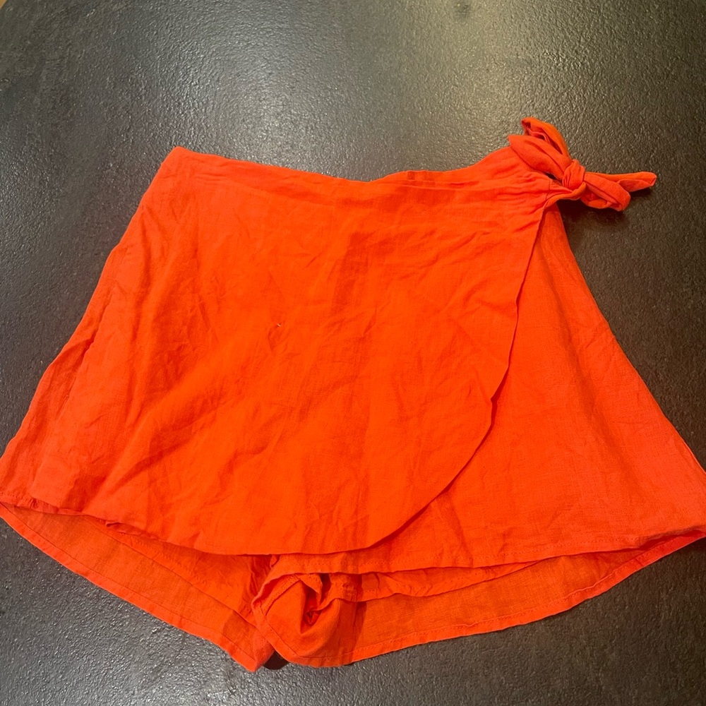 KARLIE SKORT IN BURNT ORANGE